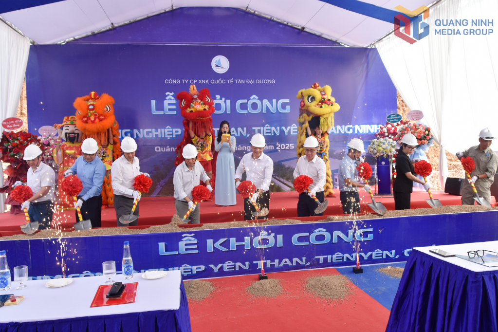 Khởi công dự án Cụm Công nghiệp Yên Than